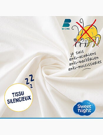 Protège matelas | Alèse Imperméable et Anti Acariens | Molleton Coton | Respirant