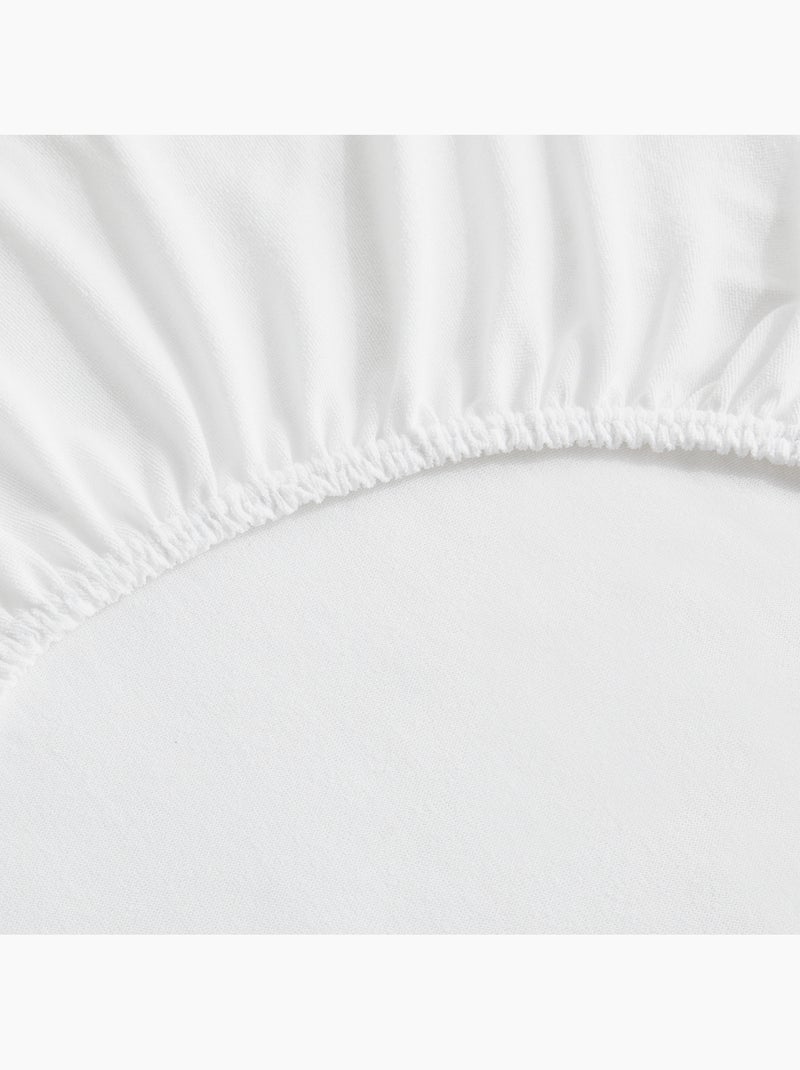Protège-matelas Aloe Vera , Respirant et Ajustable (jusqu'à 32 cm) Blanc - Kiabi