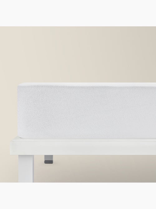 Protège-matelas Aloe Vera , Respirant et Ajustable (jusqu'à 32 cm) - Kiabi
