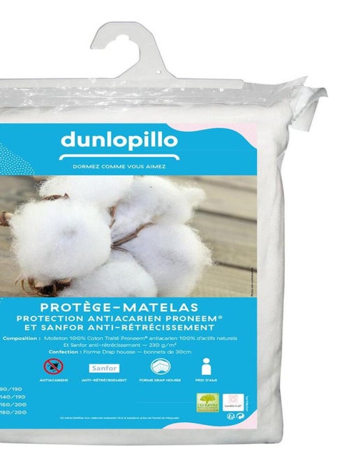 Protège Matelas Anti-acariens Proneem Pure - DUNLOPILLO - Kiabi