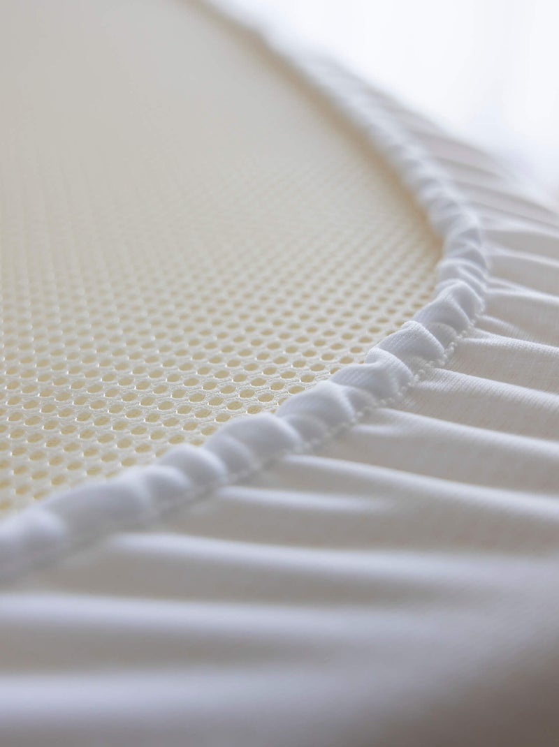 Protège matelas bébé 100% coton anti-acariens - Someo Blanc - Kiabi