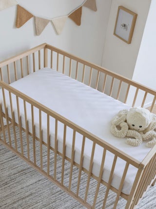 Protège matelas bébé 100% coton anti-acariens
