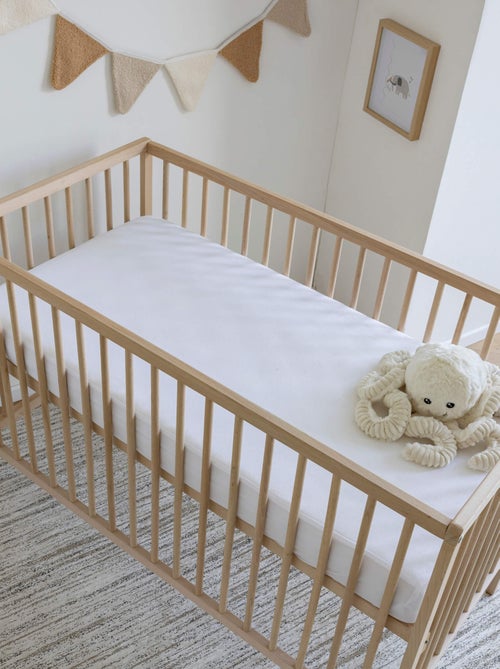 Protège matelas bébé 100% coton anti-acariens - Kiabi