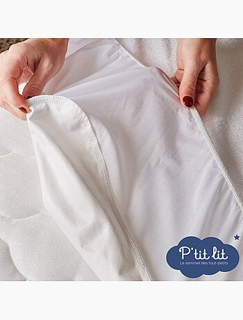 Protège Matelas Bébé Anti Acariens | Alèse Imperméable - Bouclette 100% coton - Absorbant