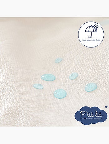 Protège Matelas Bébé Anti Acariens | Alèse Imperméable - Bouclette 100% coton - Absorbant