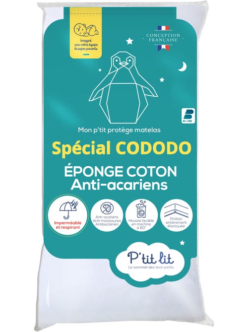 Protège Matelas Bébé Anti Acariens | Alèse Imperméable - Bouclette 100% coton - Absorbant - Kiabi