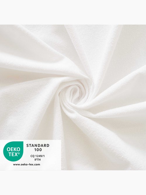 Protège Matelas Bébé Bamboo | Alèse imperméable | Bouclette Éponge | Viscose Douce - Kiabi
