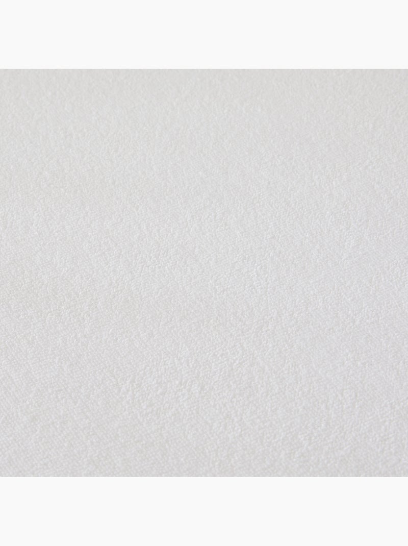 Protège Matelas Bébé Bamboo | Alèse imperméable | Bouclette Éponge | Viscose Douce Blanc - Kiabi