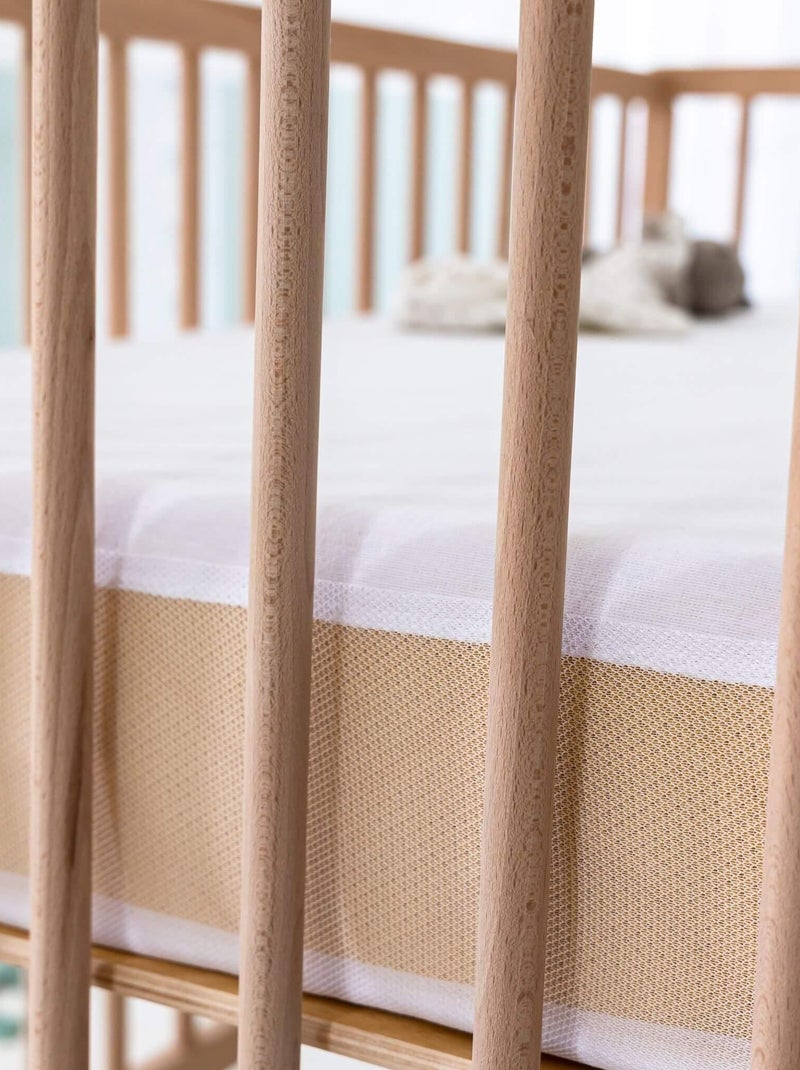 Protège matelas bébé coton bio molleton - Someo Blanc - Kiabi