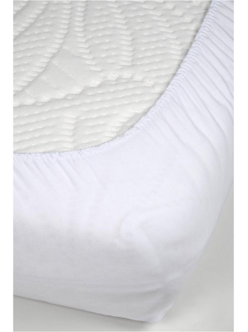 Protege matelas bebe en molleton 60 x 120 cm Carlyne - Kiabi Protege matelas bebe en molleton 60 x 120 cm Carlyne - Kiabi