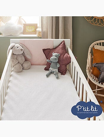 Protège Matelas Bébé Éponge 100% Coton | Traitement Végétal | Alèse Imperméable