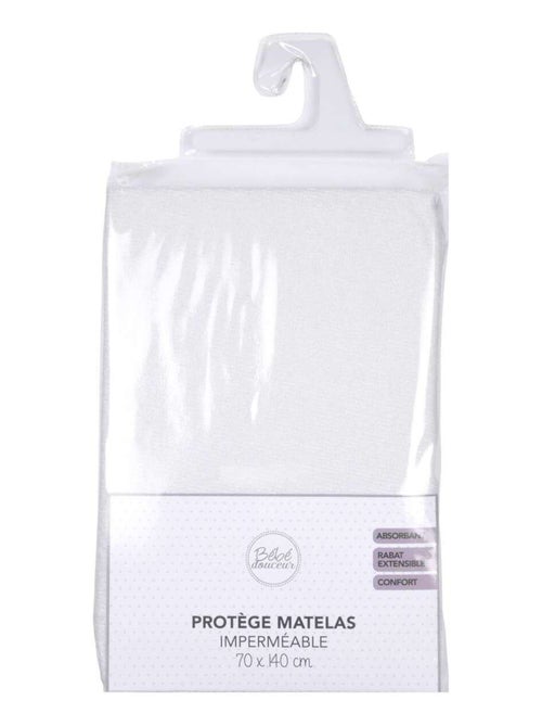 Protège matelas bébé grand format en éponge imperméable - Kiabi