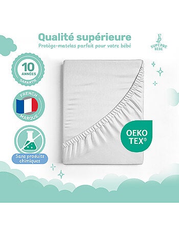 Protège matelas bébé imperméable 60X120 | SUPERBE BEBE