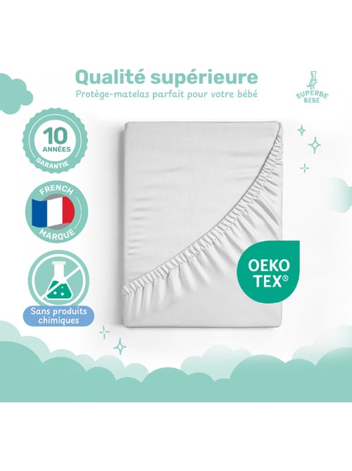 Protège matelas bébé imperméable 70X140 | SUPERBE BEBE - Kiabi