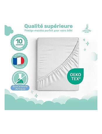 Protège matelas bébé imperméable 90X190 | SUPERBE BEBE
