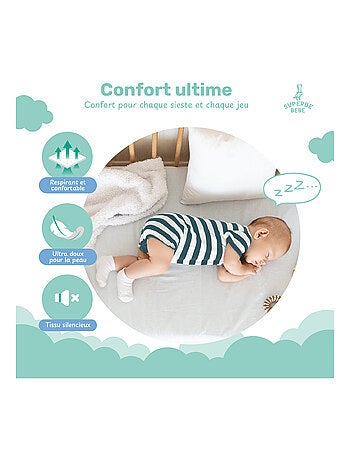 Protège matelas bébé imperméable 90X190 | SUPERBE BEBE