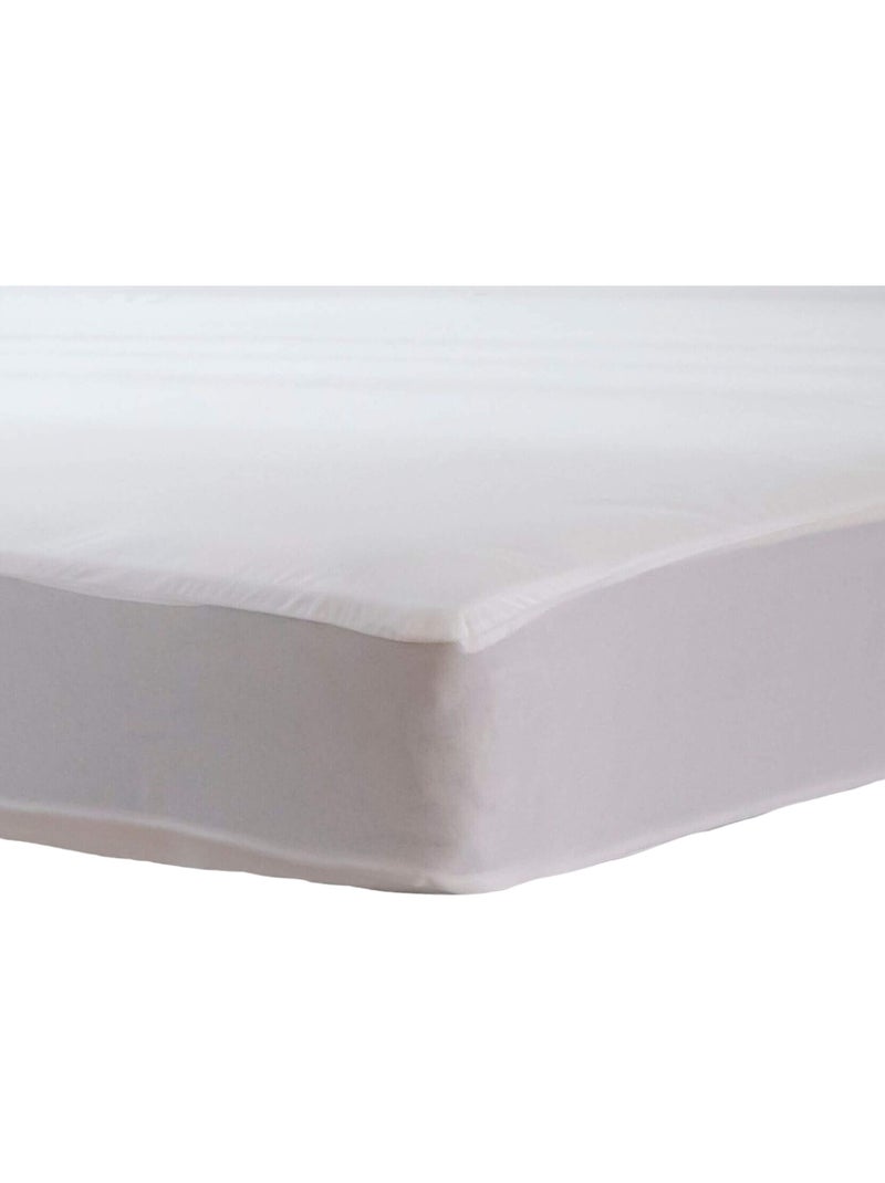 Protège matelas bouclette imperméable bonnet 27 - Terre de Nuit Blanc - Kiabi