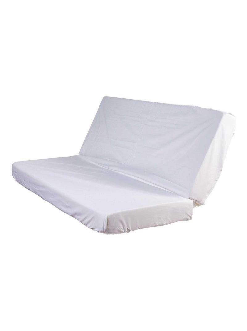 Protège matelas clic-clac coton imperméable Blanc - Kiabi