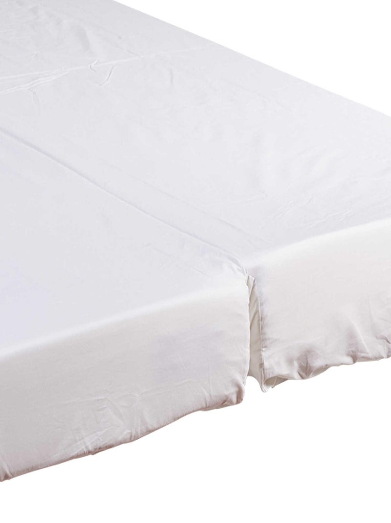 Protège matelas clic-clac coton imperméable Blanc - Kiabi
