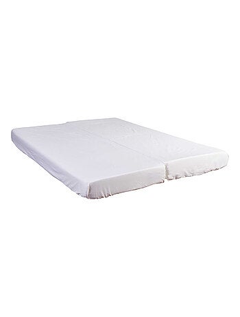 Protège matelas clic-clac coton molleton - terre de nuit