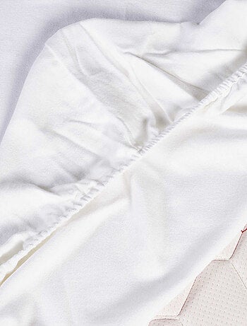 Protège matelas clic-clac coton molleton - terre de nuit