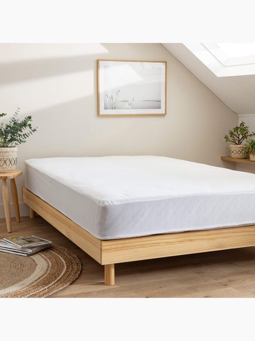 Protège matelas coton bio molleton bonnet 27  - Terre de Nuit - Kiabi