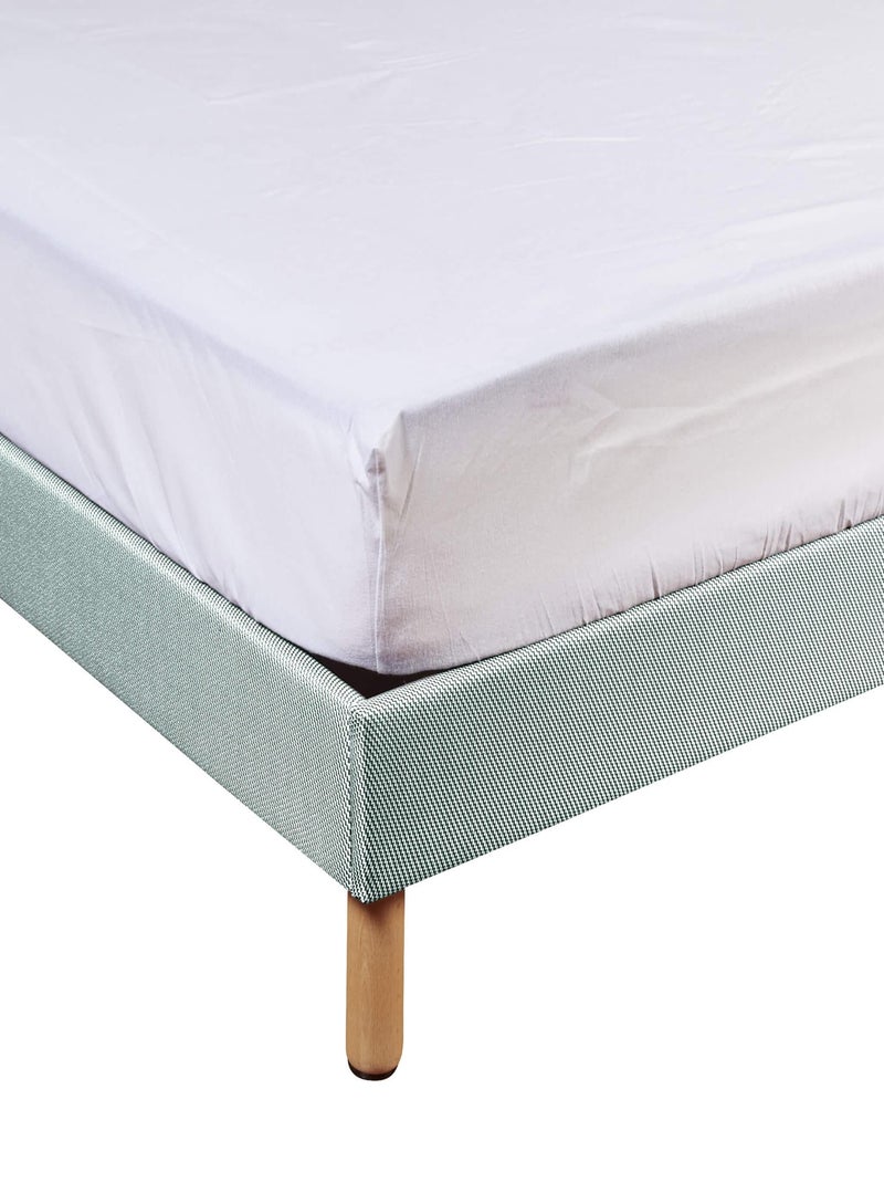 Protège matelas coton bio molleton bonnet 30 - Terre de Nuit Blanc - Kiabi