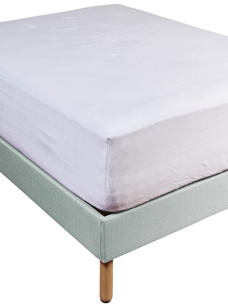 Protège matelas coton bio molleton bonnet 40 - Terre de Nuit Blanc - Kiabi