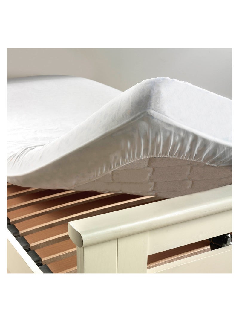 Protege matelas coton eponge Peva Ponny Blanc - Kiabi