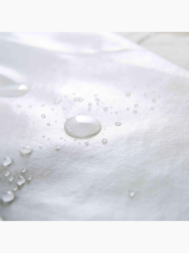 Protège matelas coton imperméable bonnet 30 - Terre de Nuit Blanc - Kiabi
