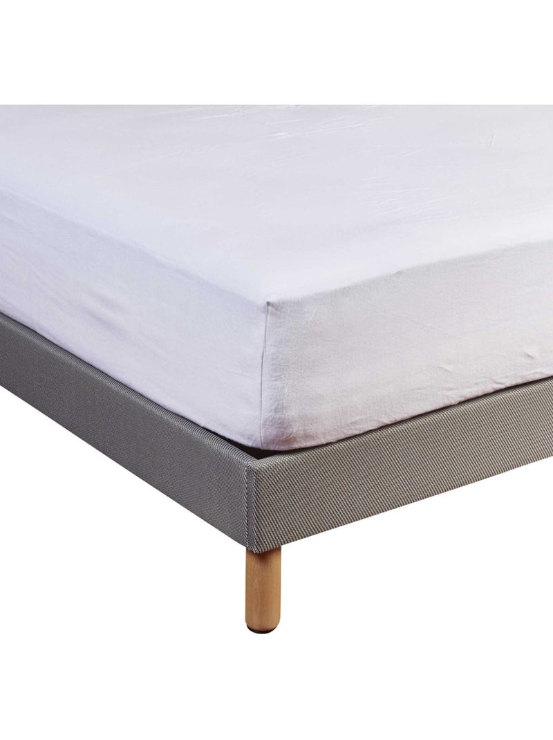 Protège matelas coton molleton bonnet 40 - Terre de Nuit Blanc - Kiabi
