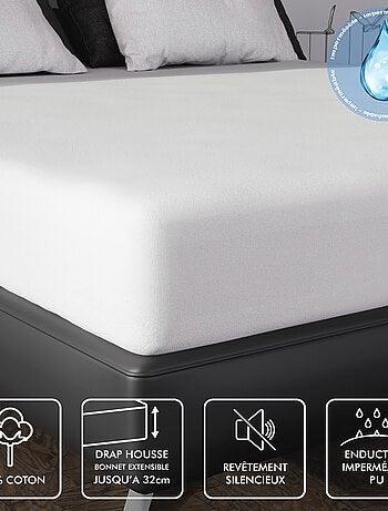 Protege matelas coton MOLLETON imperméable, par Soleil d'ocre