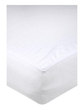 Protege matelas en molleton 140 x 190 cm carlyne