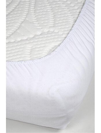 Protege matelas en molleton 140 x 190 cm carlyne