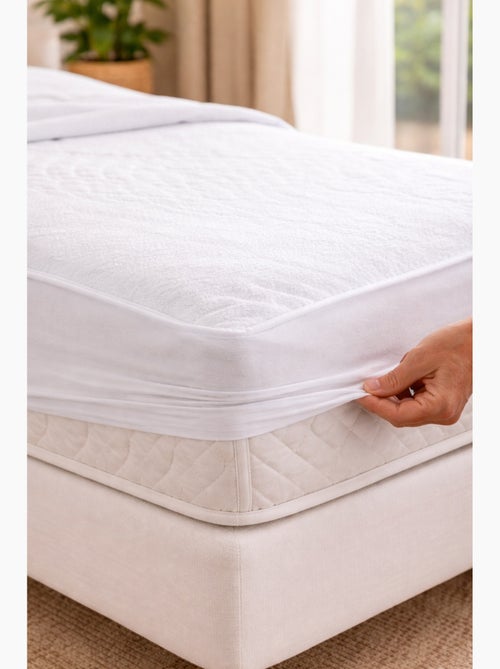 Protege matelas en molleton Collection Carlyne - Kiabi
