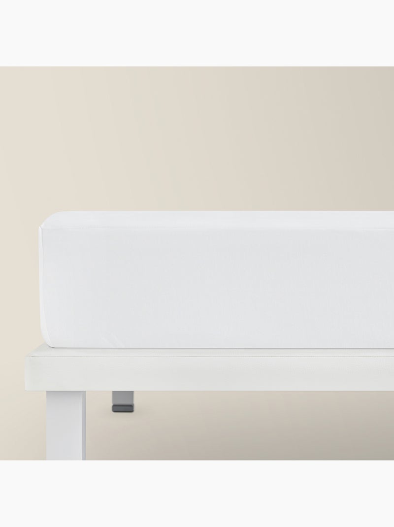 Protège-matelas en Tencel , Imperméable et Respirant pour Matelas jusqu'à 38cm Blanc - Kiabi