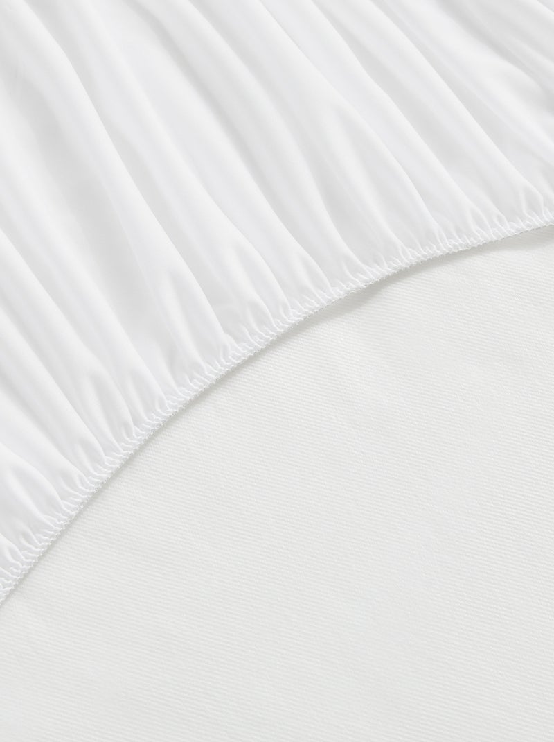 Protège-matelas en tissu éponge Aloe vera Blanc - Kiabi