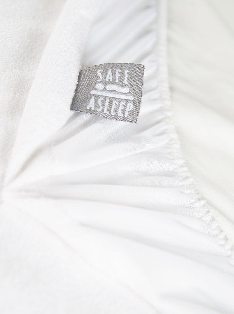 Protège-matelas enfant extensible et antiacariens 'safe asleep' ROBA Blanc - Kiabi