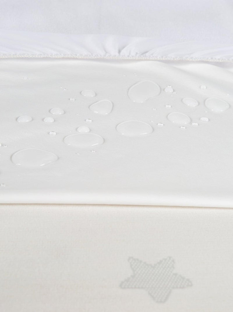 Protège-matelas enfant extensible et antiacariens 'safe asleep' ROBA Blanc - Kiabi