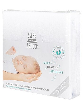 Protège-matelas enfant extensible et antiacariens 'safe asleep' ROBA