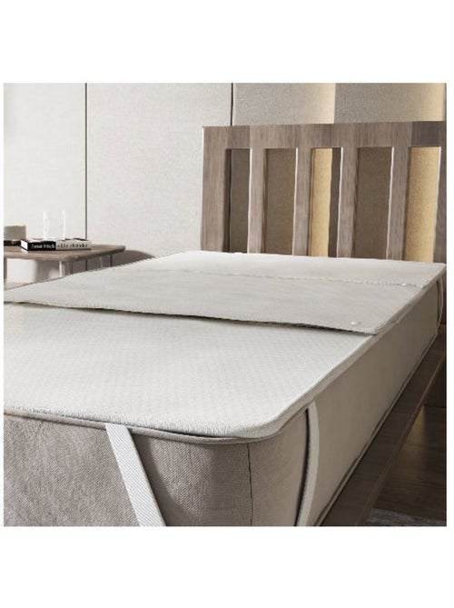 Protège-matelas imperméable - Alèse amovible à clips, hypoallergénique - The White Stone - Kiabi Protège-matelas imperméable - Alèse amovible à clips, hypoallergénique - The White Stone - Kiabi