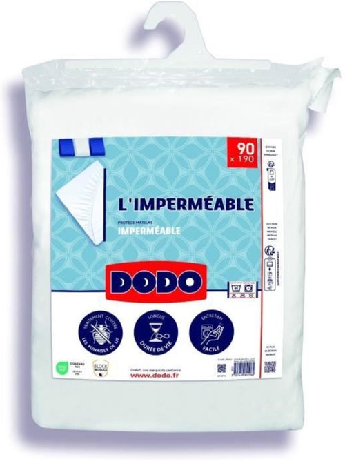 Protège matelas imperméable - dodo - 90 x 190 cm - coton & polyester - anti punaise de lit - Kiabi Protège matelas imperméable - dodo - 90 x 190 cm - coton & polyester - anti punaise de lit - Kiabi