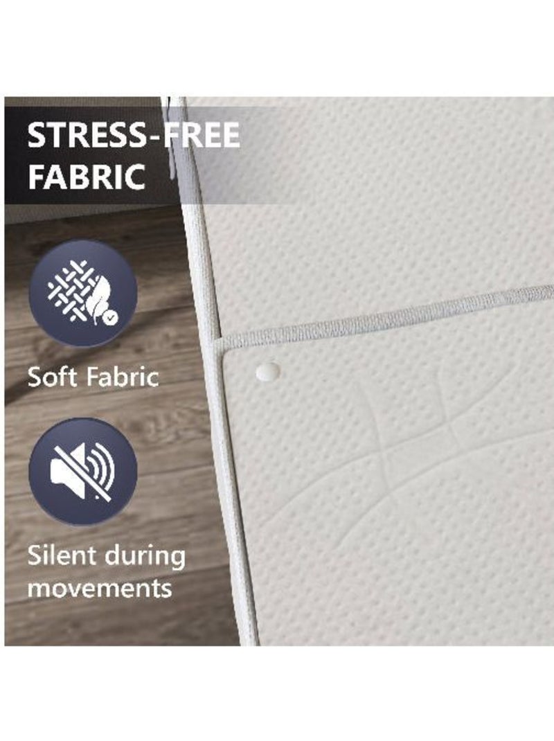 Protège-matelas imperméable - Lot de 3 alèses amovibles à clips - The White Stone Blanc - Kiabi