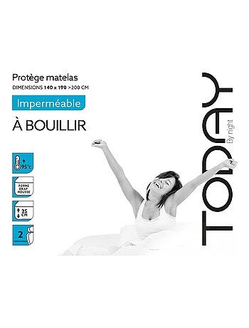 Protège matelas imperméable A BOUILLIR