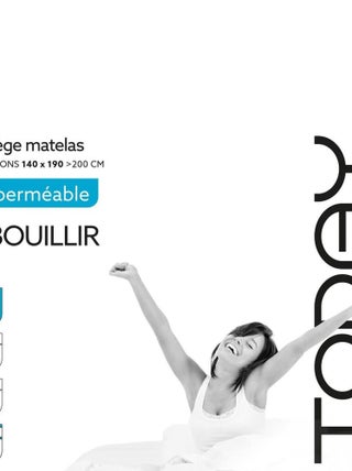 Protège matelas imperméable A BOUILLIR