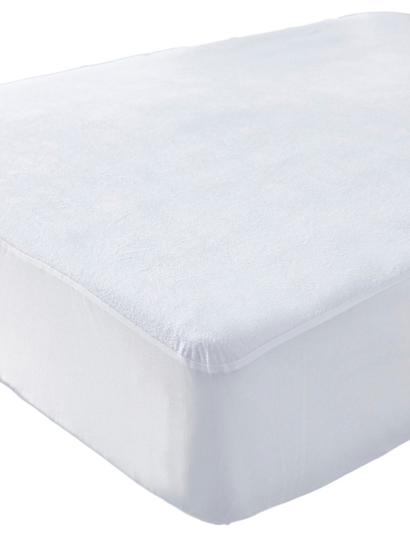 Protège matelas imperméable à bouillir ESSENTIAL Blanc - Kiabi
