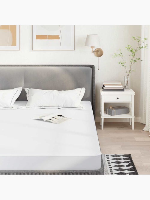 Protège-matelas imperméable à jupe élastique - vidaxl - Kiabi Protège-matelas imperméable à jupe élastique - vidaxl - Kiabi