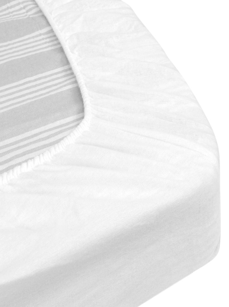 Protège matelas imperméable ARNON Bonnet de 15 cm Blanc - Kiabi