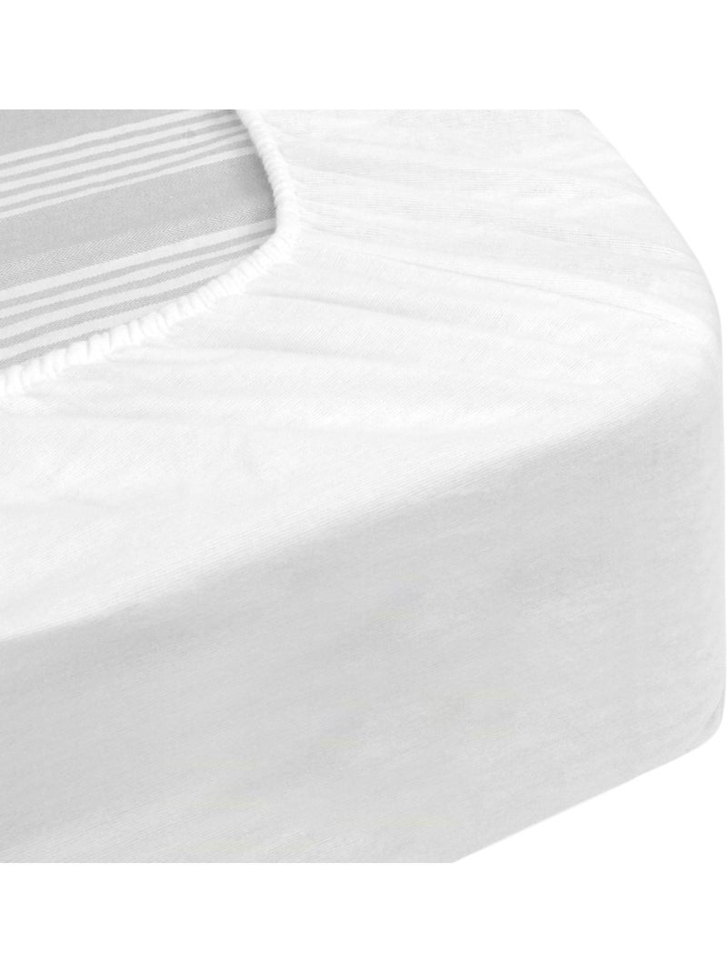 Protège matelas imperméable ARNON Bonnet de 23 cm Blanc - Kiabi