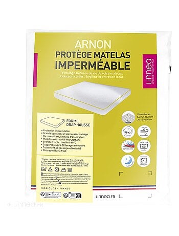 Protège matelas imperméable ARNON Bonnet de 50 cm